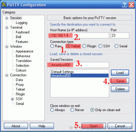 Осваиваем Telnet. Настройка PuTTY