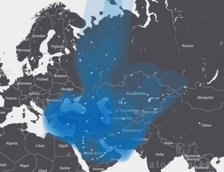 AzerSpace 1 at 46.0E